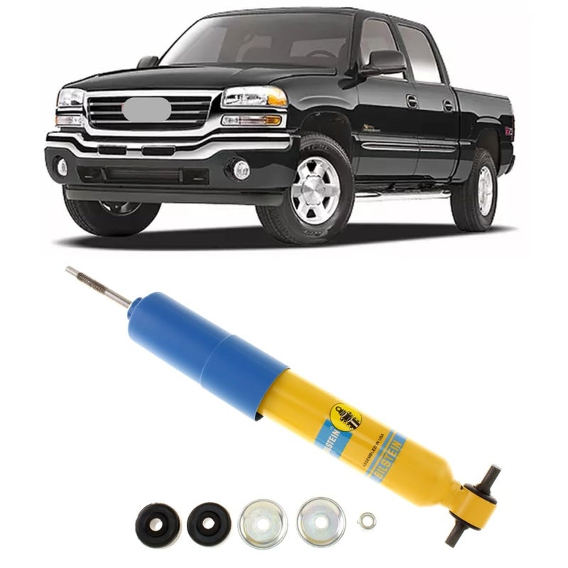 Bilstein B6 4600 Single Front Suspension Shock Absorber Fits: 1998 2007 Sierra SIlverado 1500 4.3 & 6.0 with coil spring suspension crew and standard Cab | Monotube Design | 24-029025 - Image 3